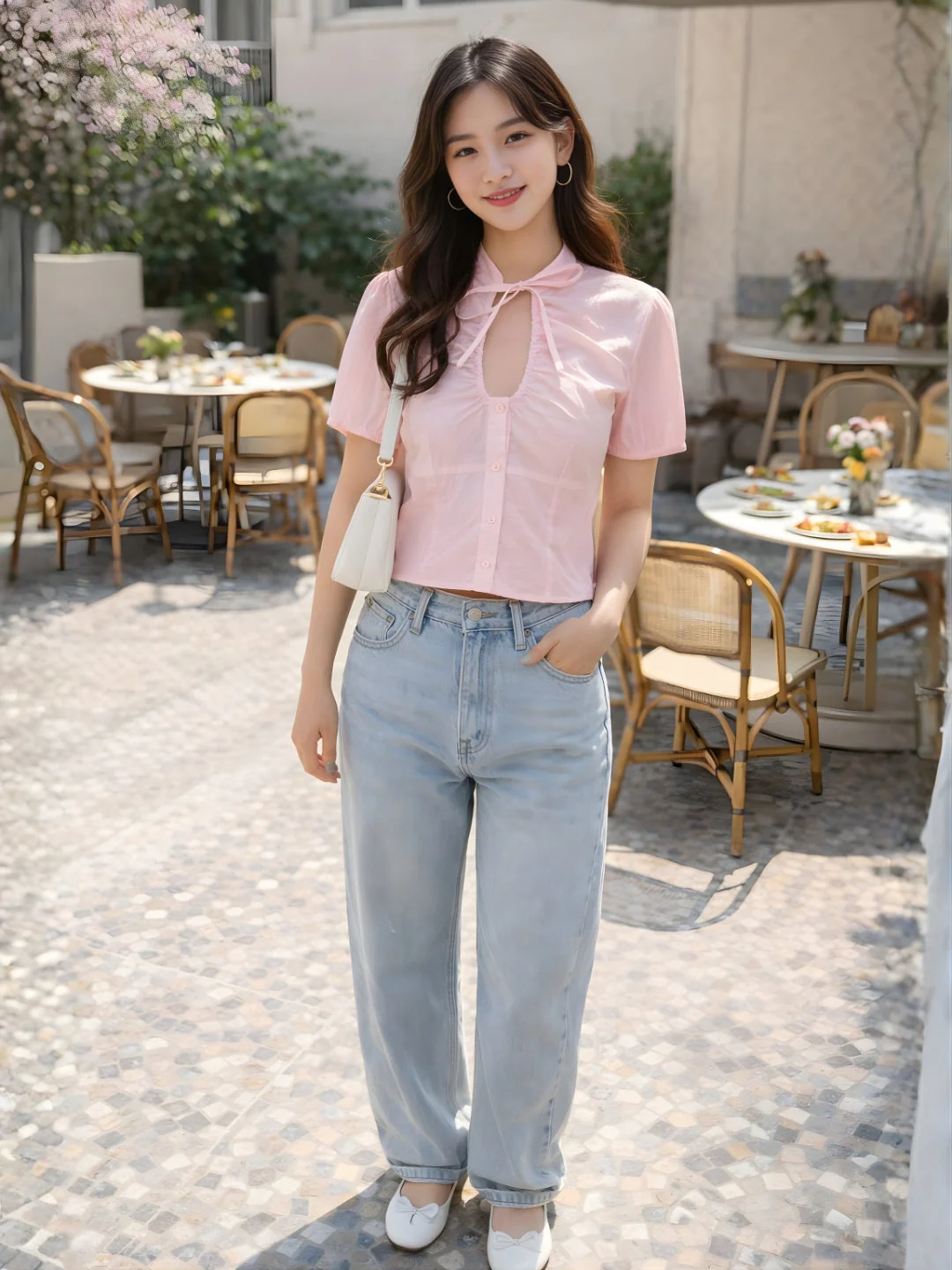 don't be basic Pink Solid Short Shirt