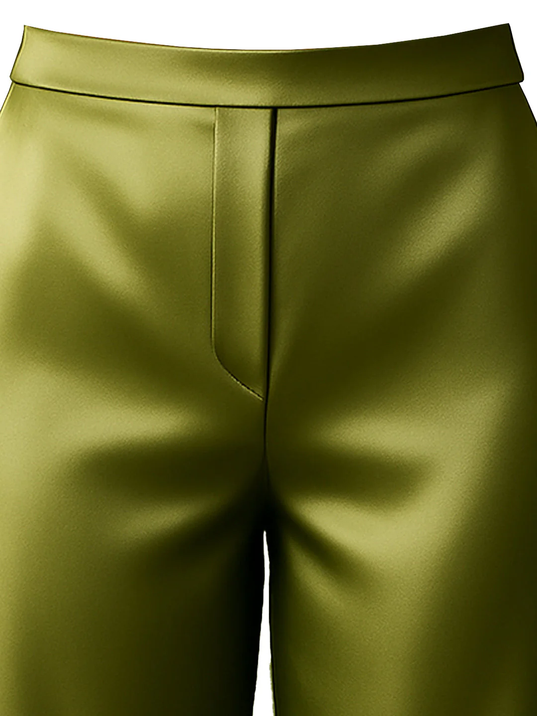 Olive Solid Trouser - Image 5