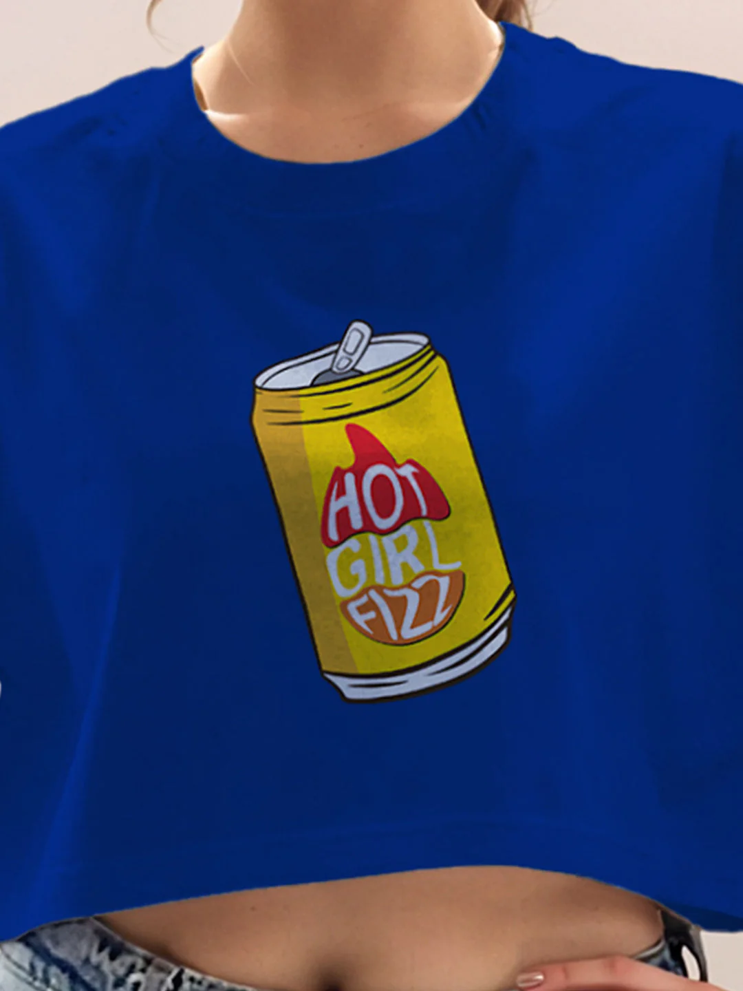 Blue Graphic Half Sleeves T-Shirt - Image 6