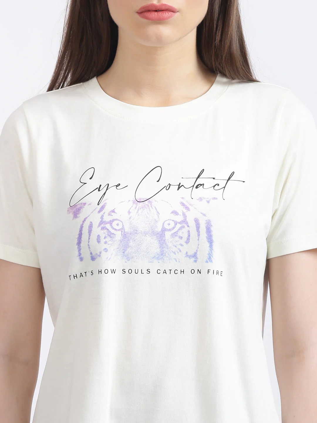 White Graphic Regular T-Shirt - Image 6