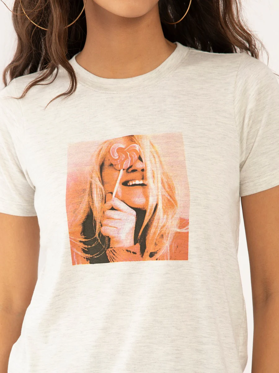 White Graphic T-Shirt - Image 5