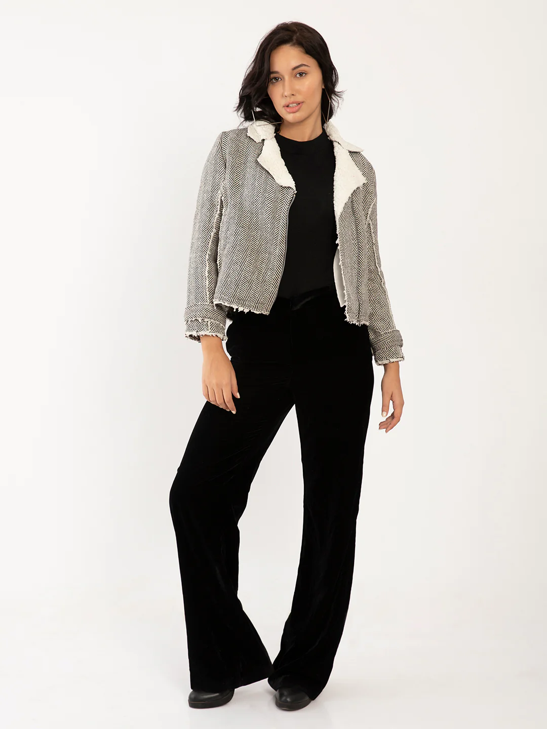Black & White Casual Jacket - Image 5