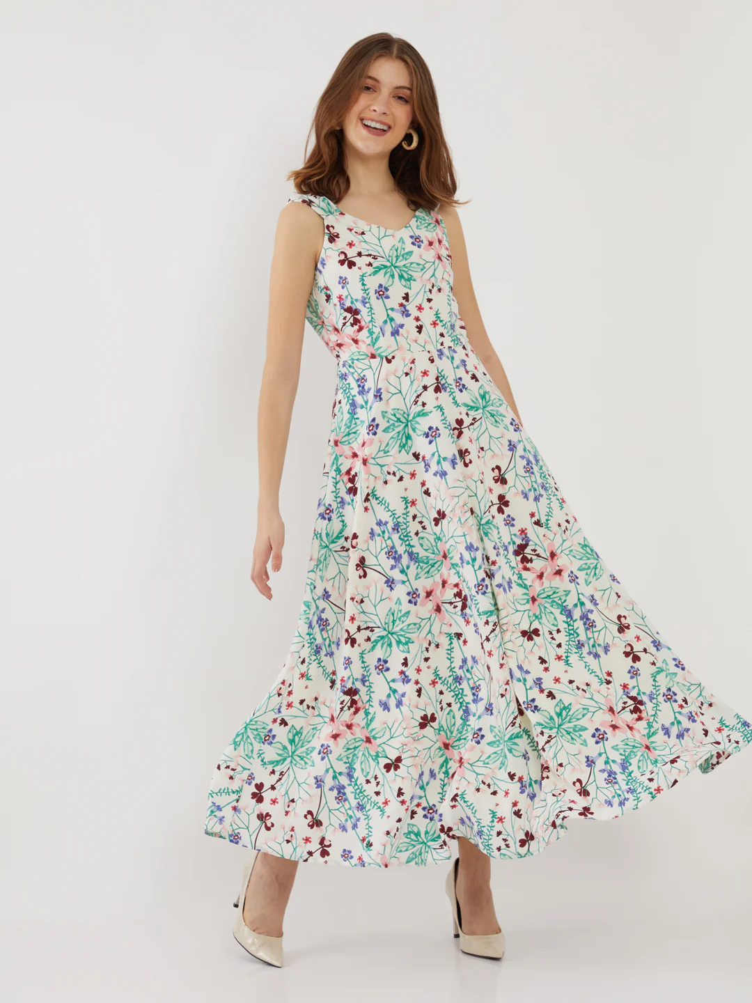 White Printed Maxi - Image 2