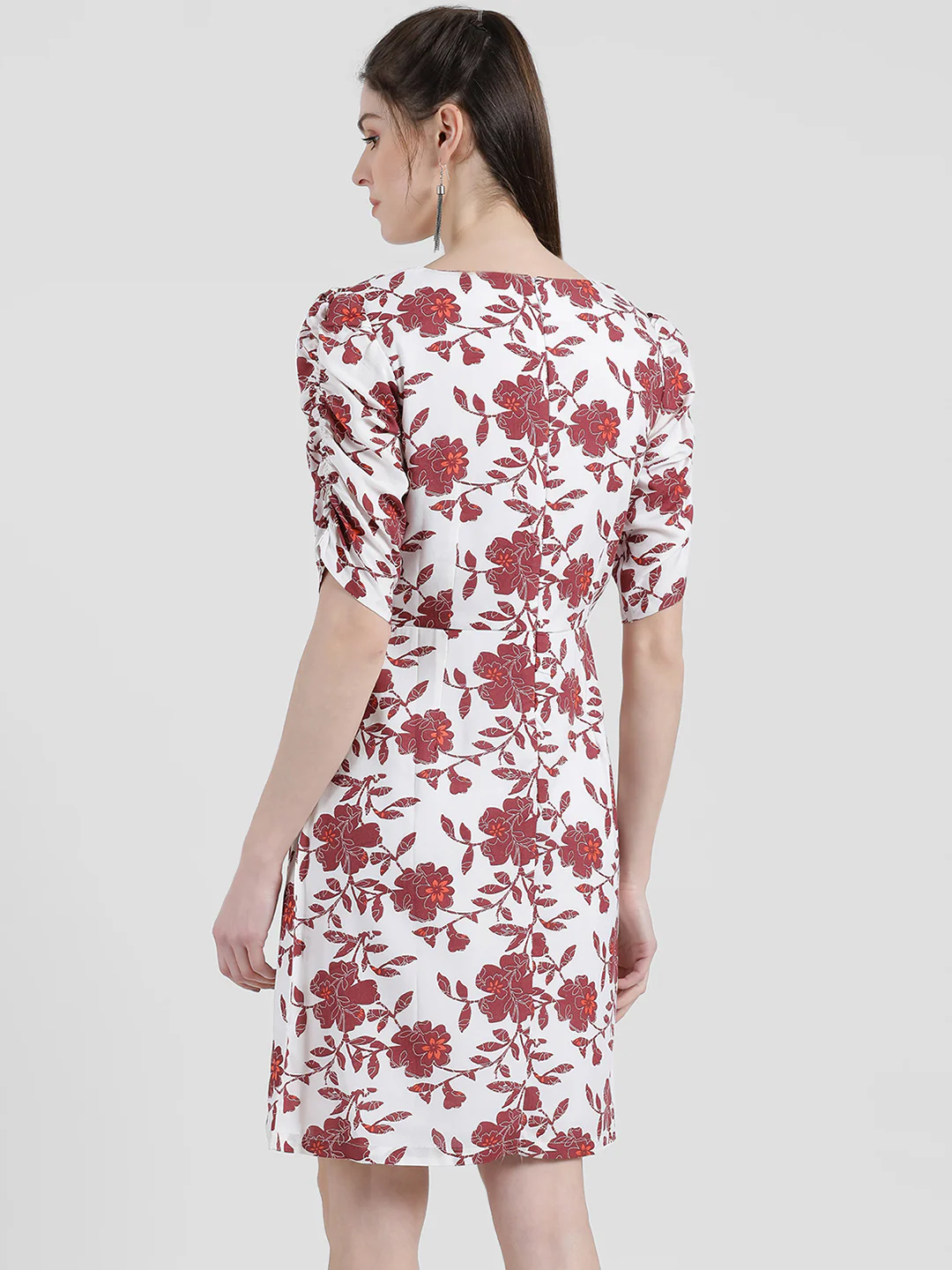 Printed Sheath Dress - Image 4
