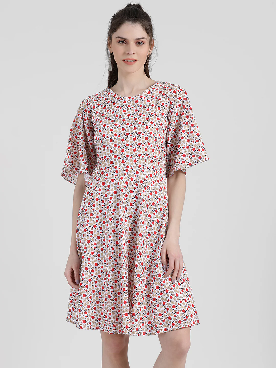 Printed Sheath Dress