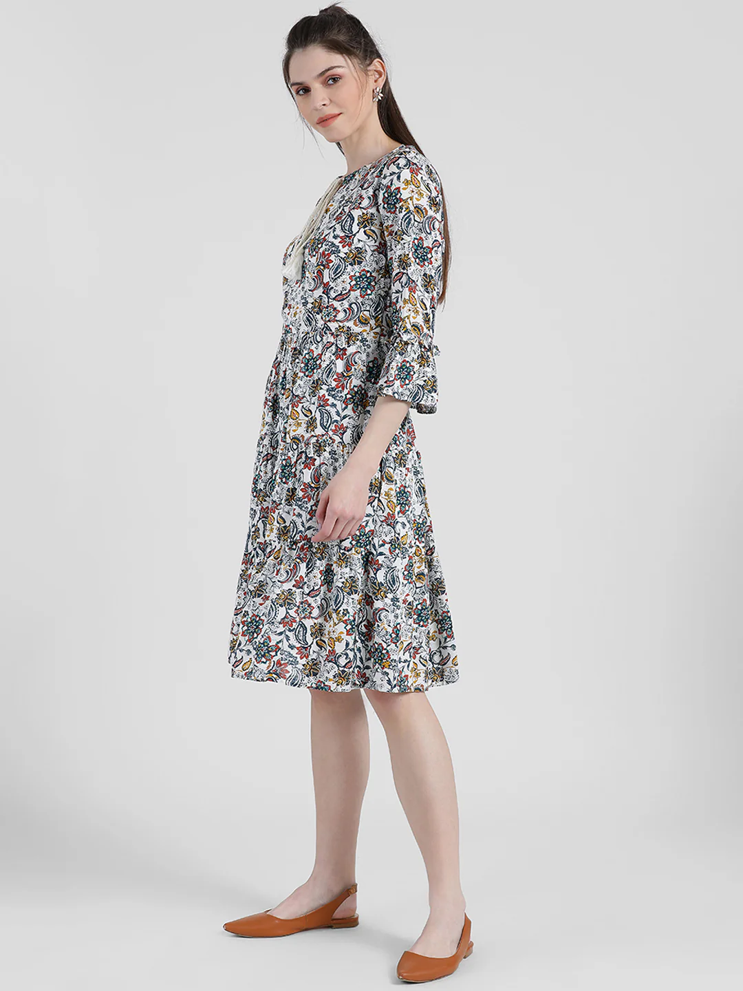 Printed Sheath Dress - Image 2
