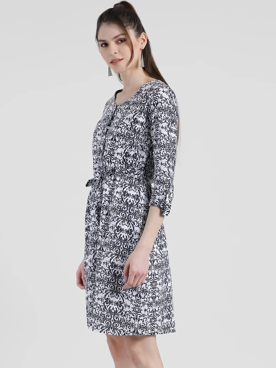 Printed Sheath Dress - Image 2