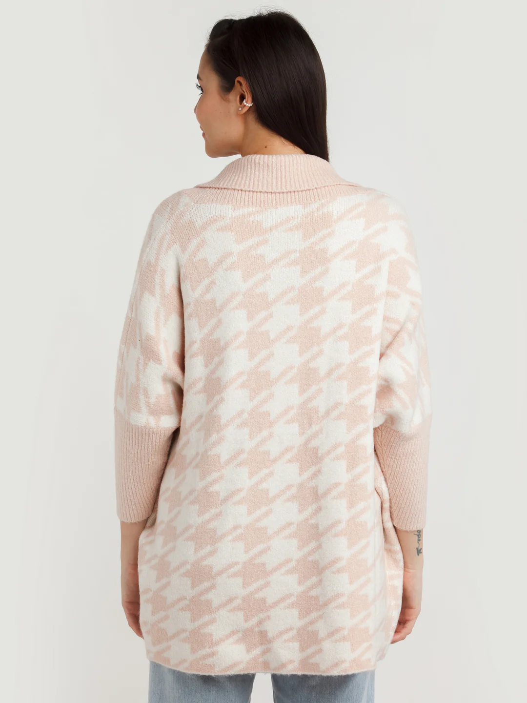 White Printed Shrug - Image 4