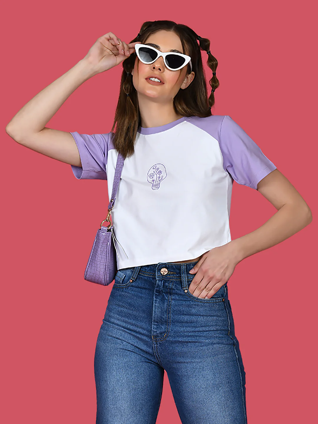 White Printed T-Shirt - Image 2