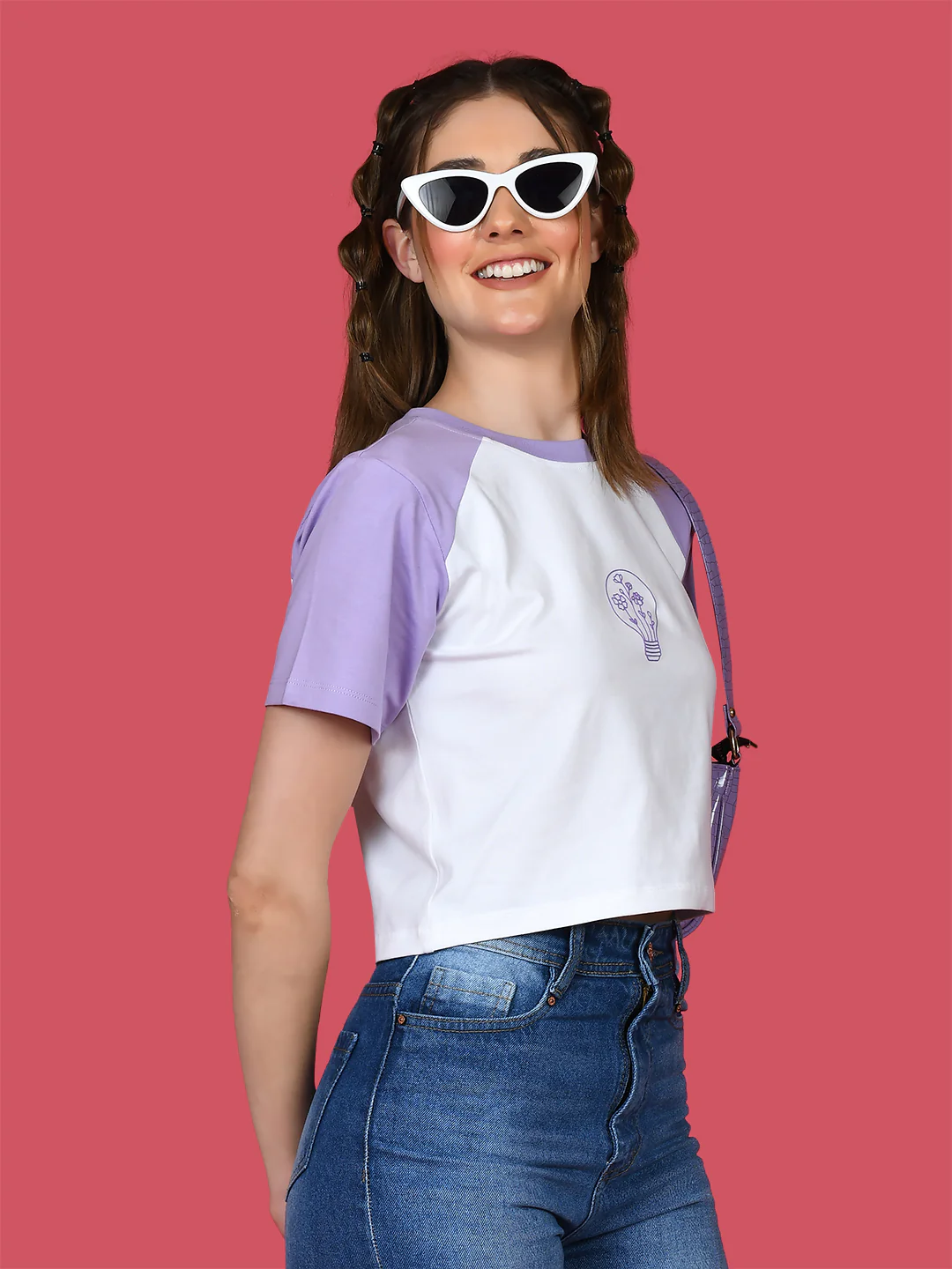 White Printed T-Shirt - Image 4