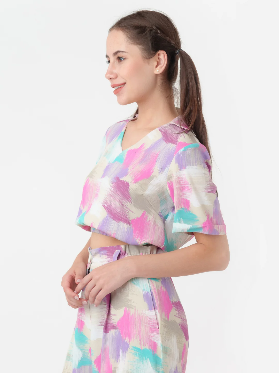 White Printed Top - Image 3