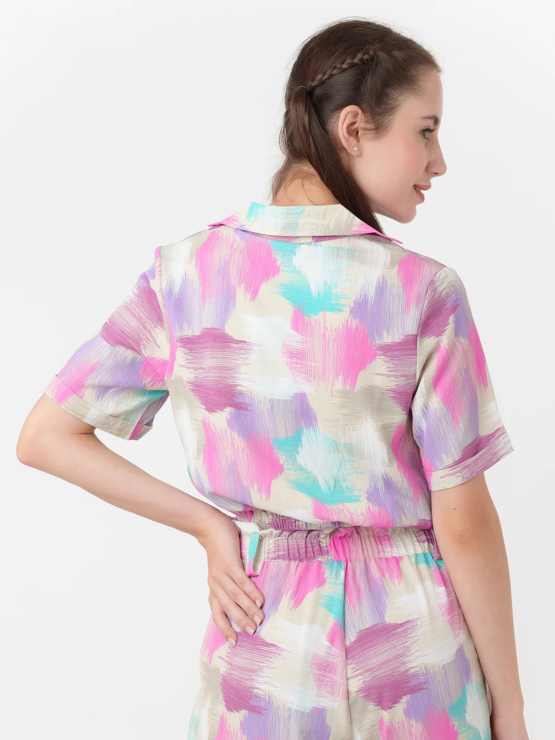 White Printed Top - Image 4
