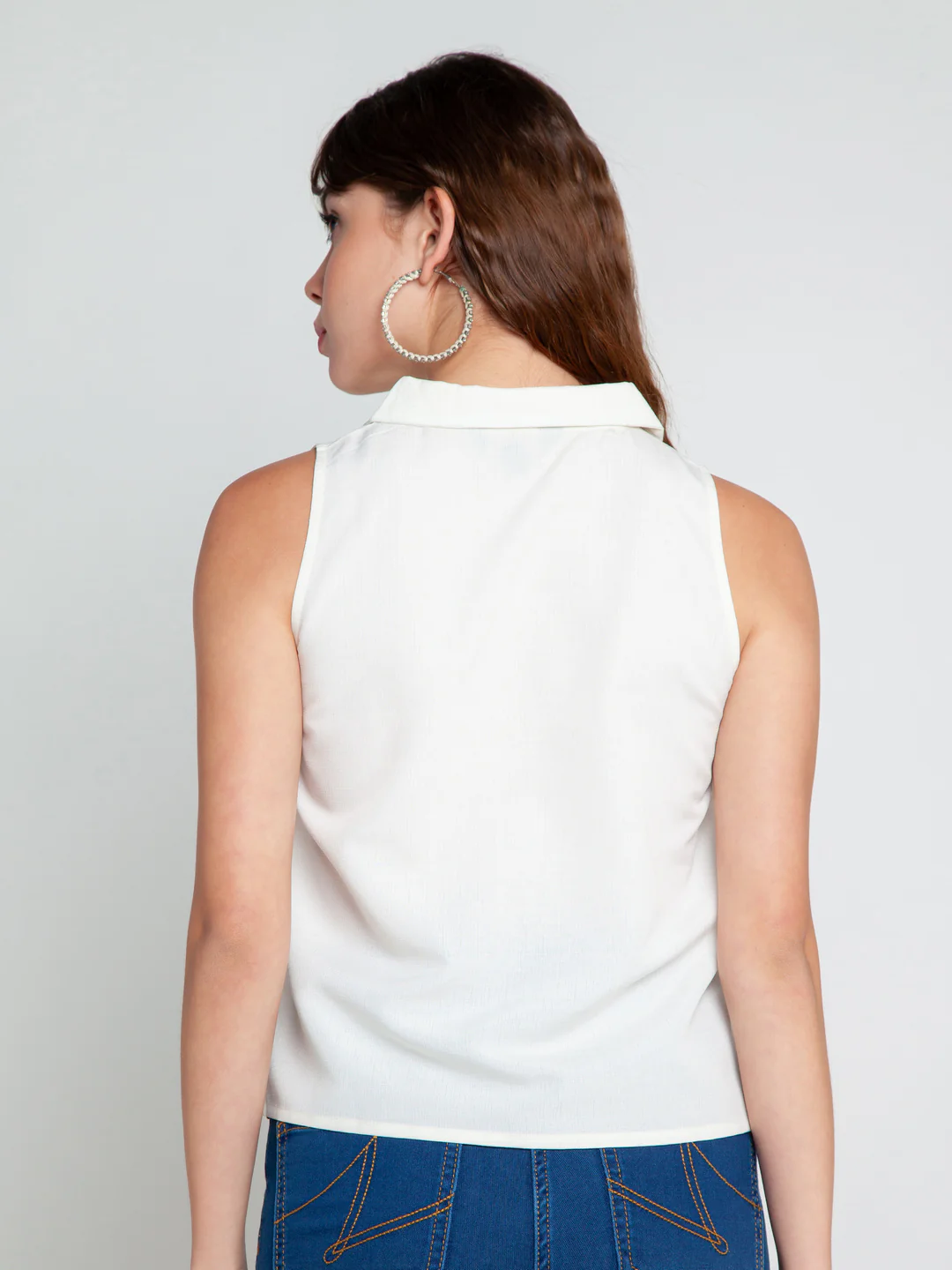 White Solid Top - Image 4