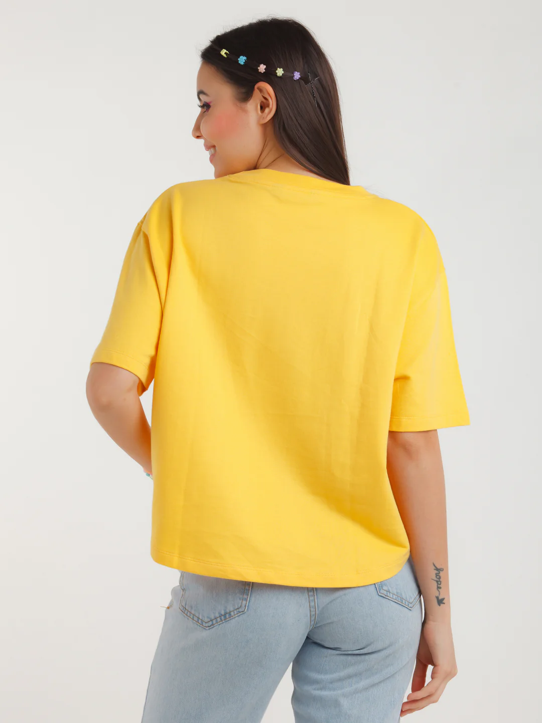 Yellow Embroidered Top - Image 4