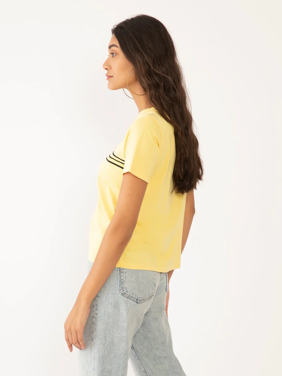 Yellow Graphic T-Shirt - Image 3