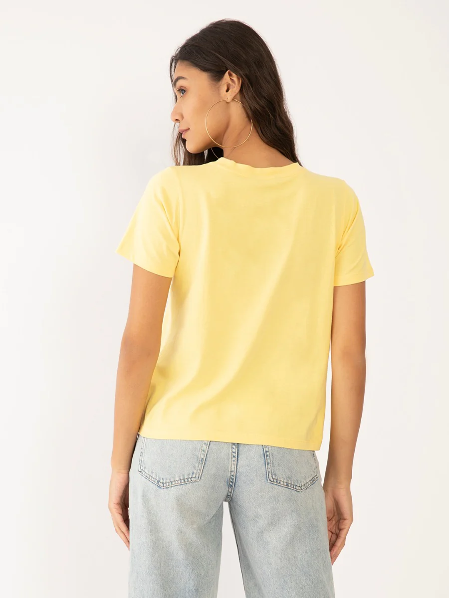 Yellow Graphic T-Shirt - Image 4