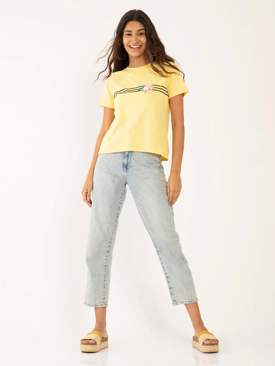 Yellow Graphic T-Shirt - Image 5