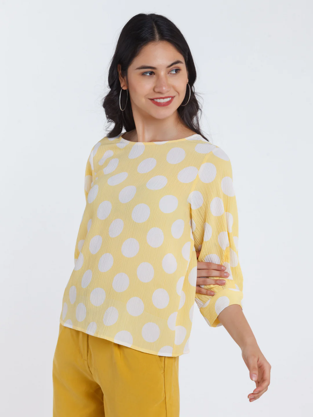 Yellow Polka Top - Image 3