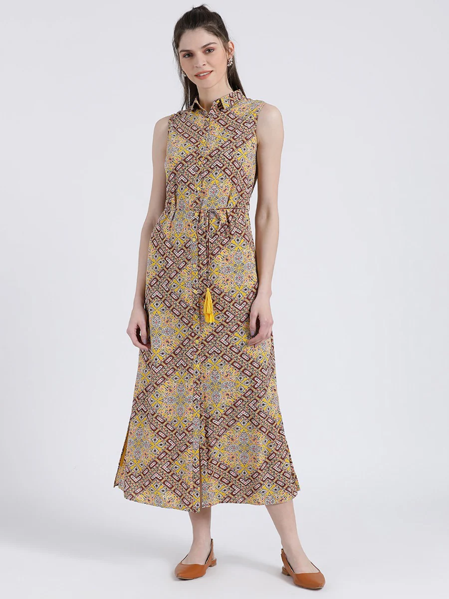 Printed Maxi Dress - Image 2