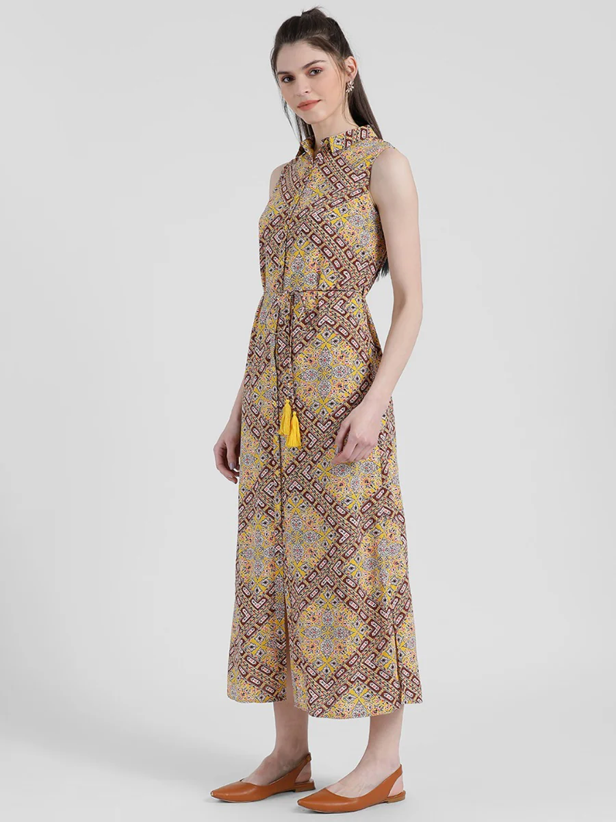 Printed Maxi Dress - Image 3