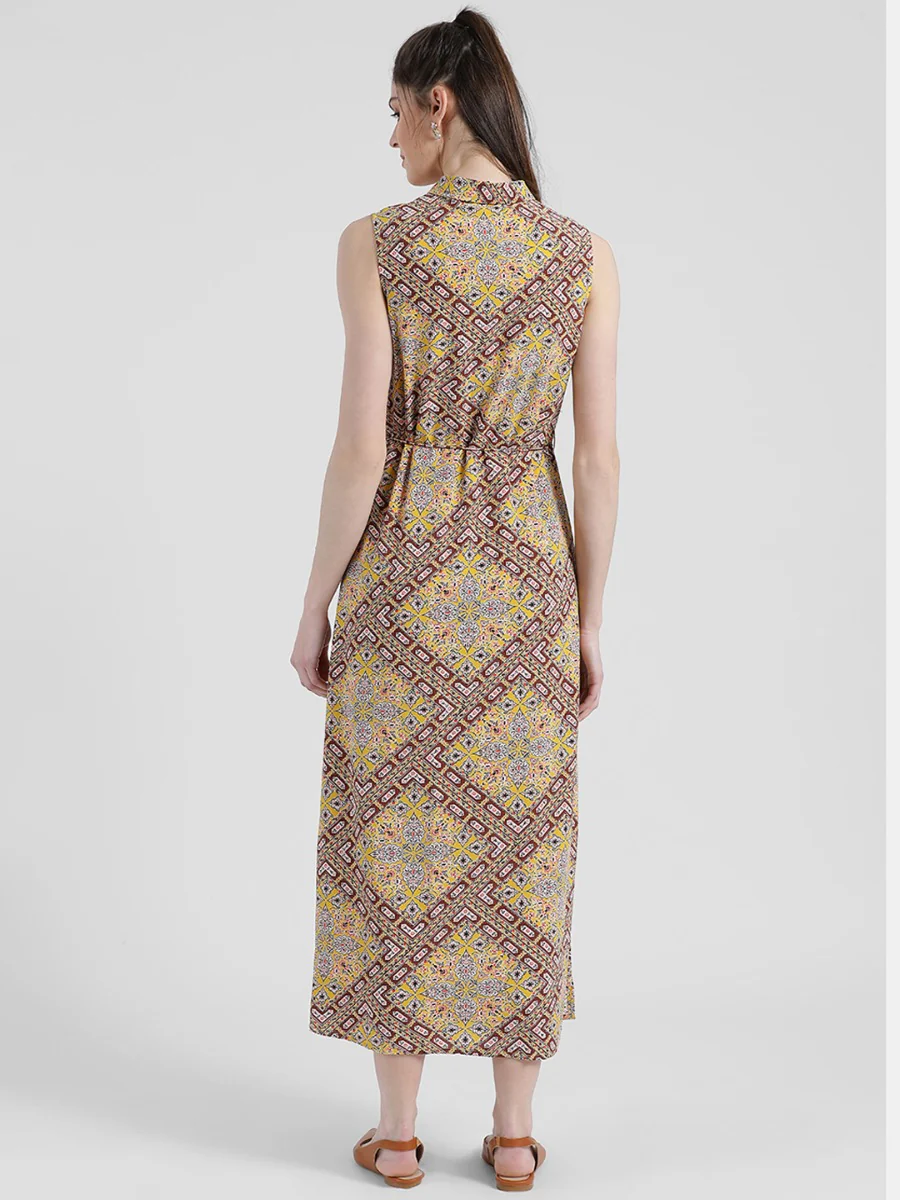 Printed Maxi Dress - Image 5