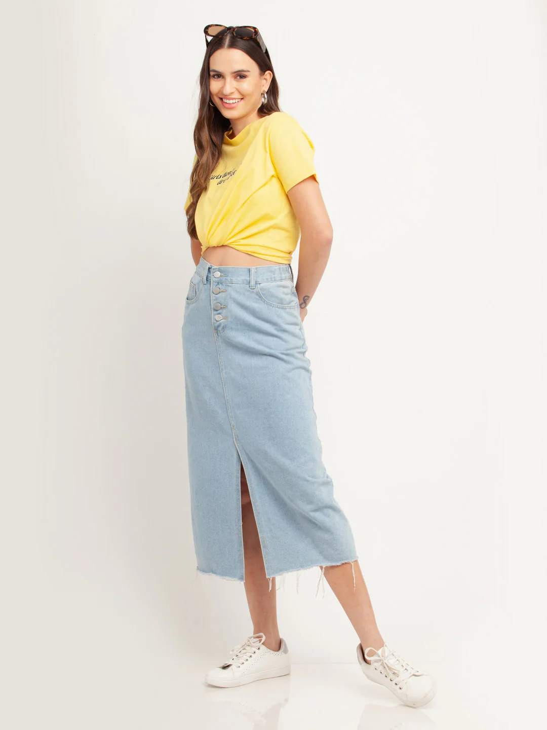 Yellow Printed T-Shirt - Image 5