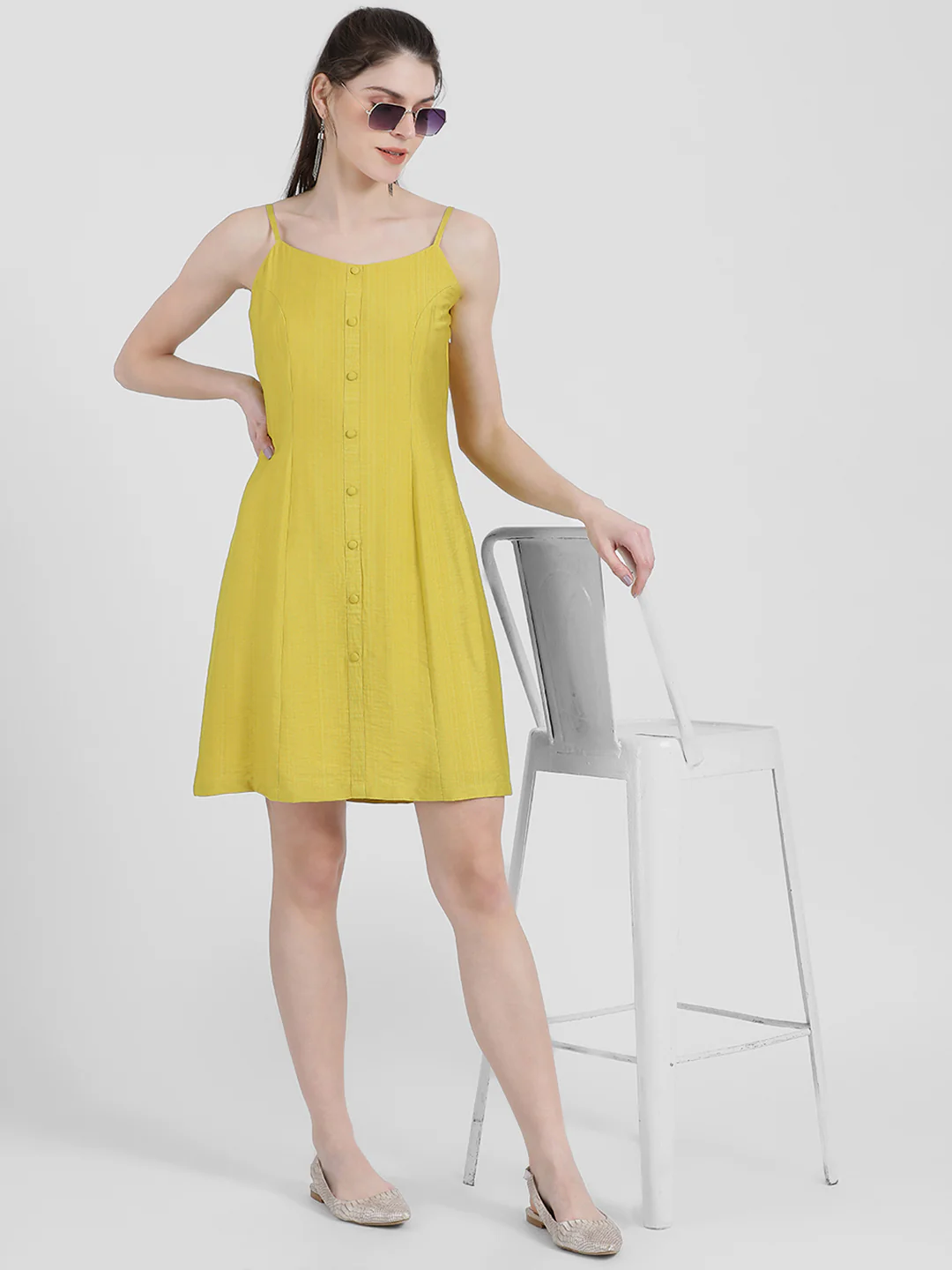 Self Design Sheath Dress - Image 5