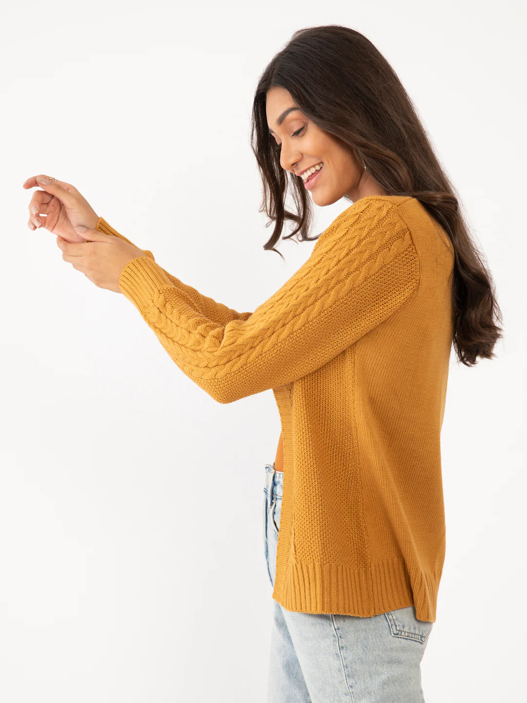 Yellow Solid Shrug - Image 3
