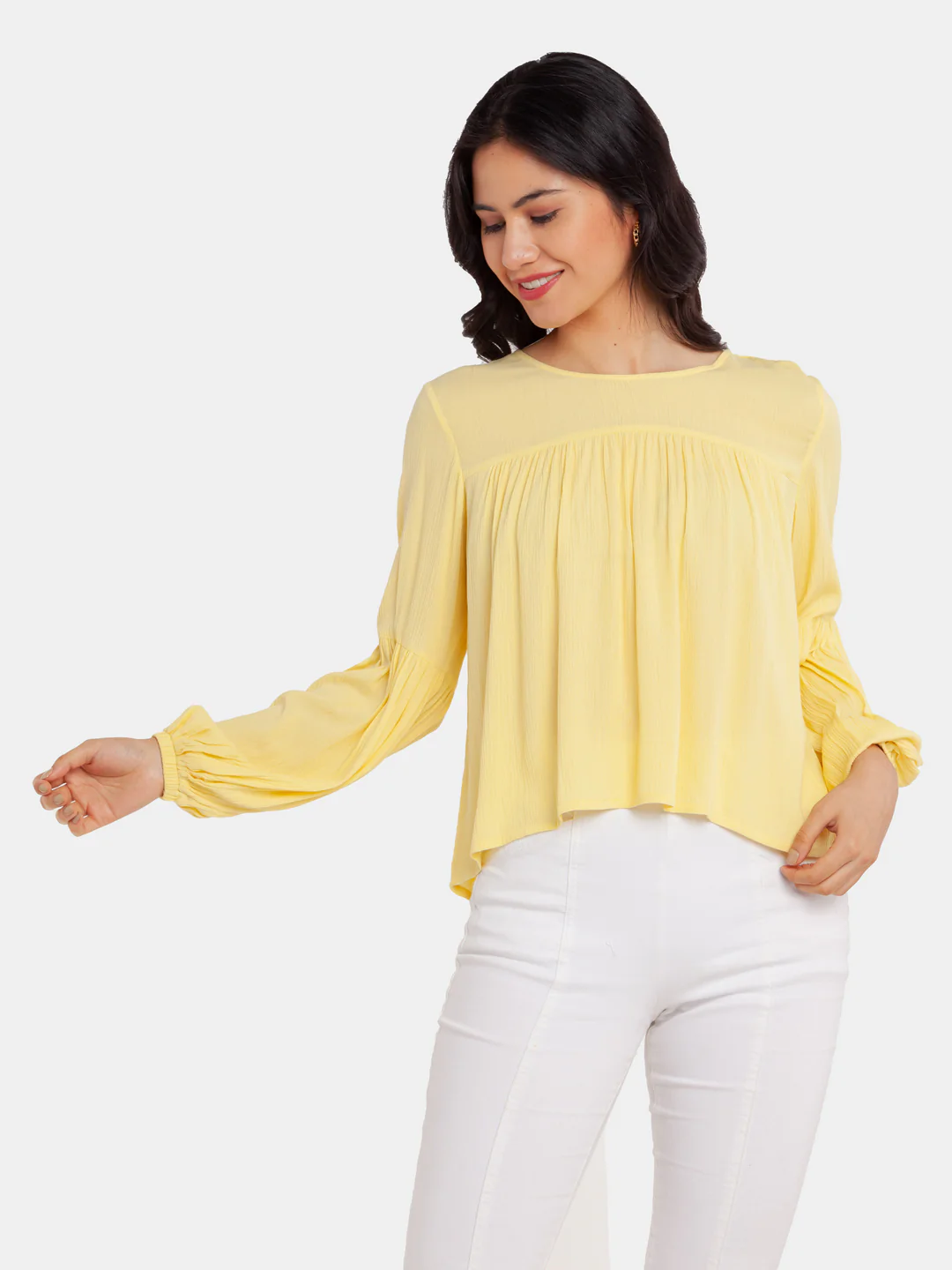 Yellow Solid Top - Image 2