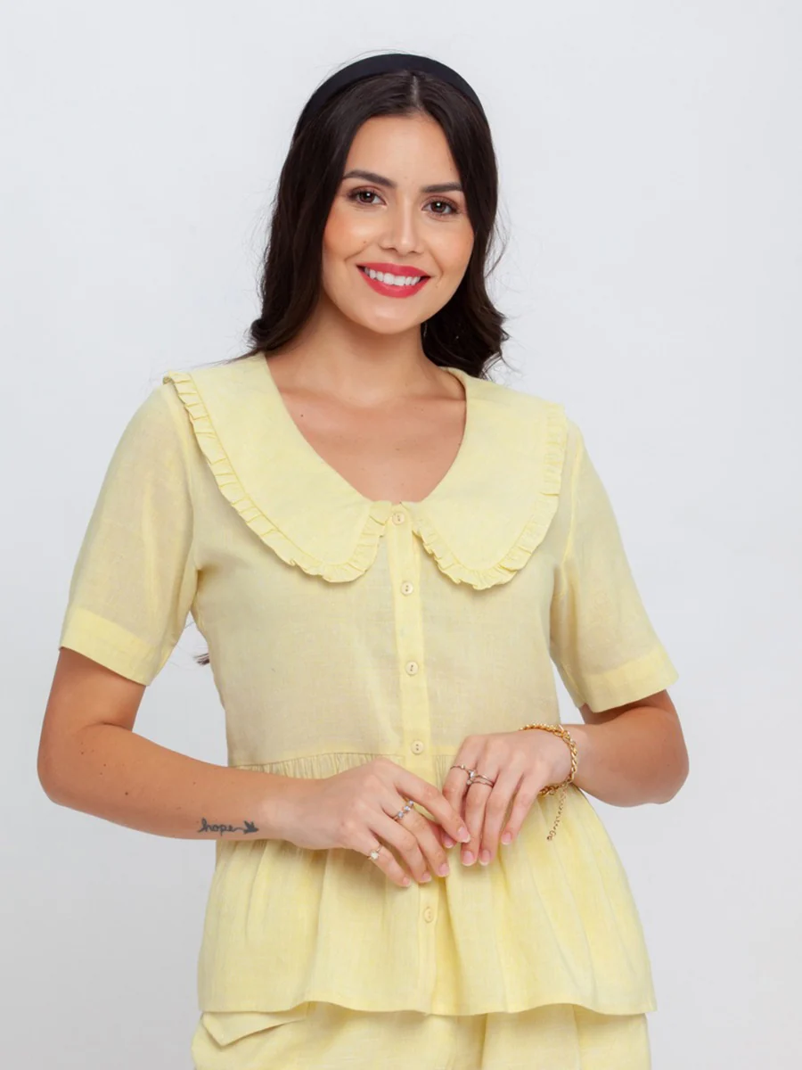 Yellow Solid Top - Image 2
