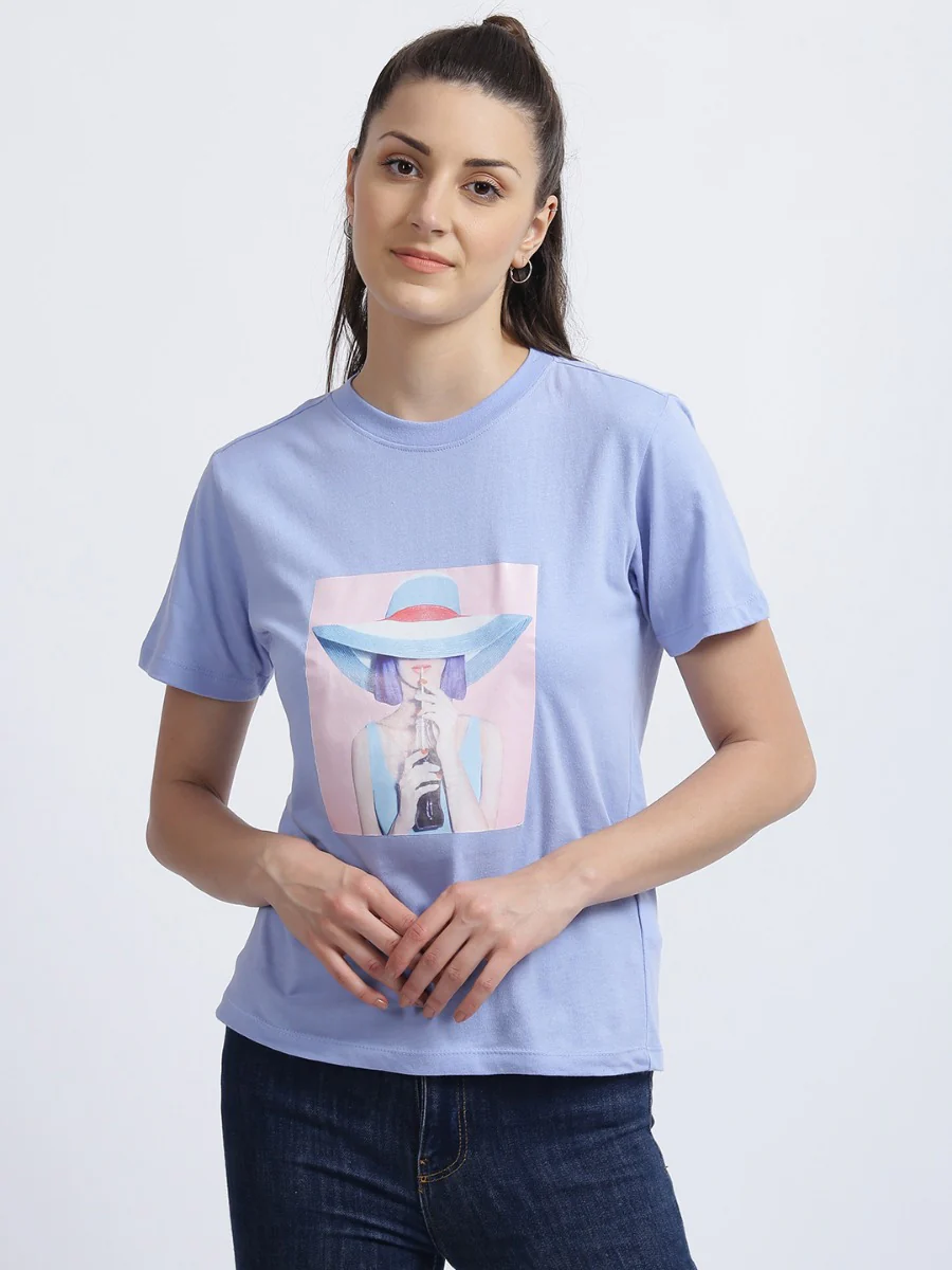 Blue Graphic T-Shirt - Image 2