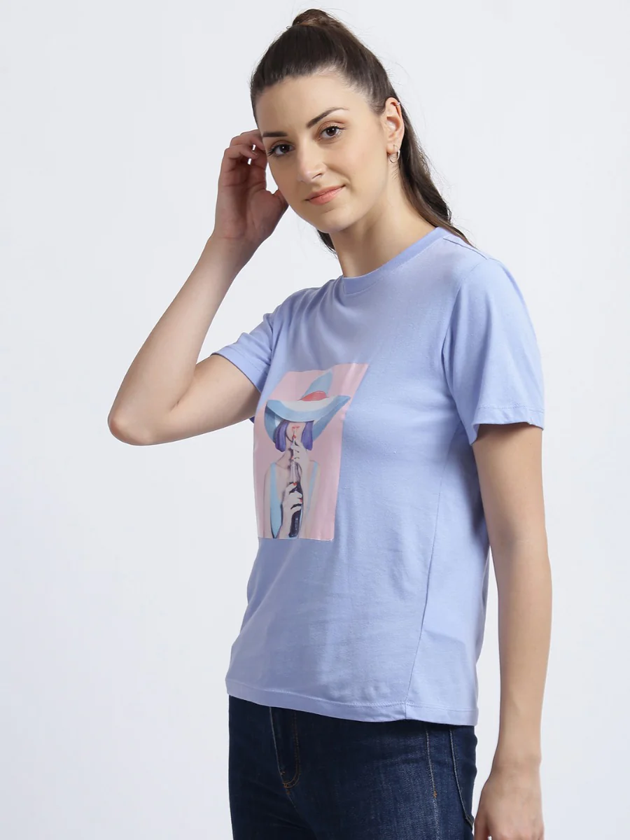 Blue Graphic T-Shirt - Image 3