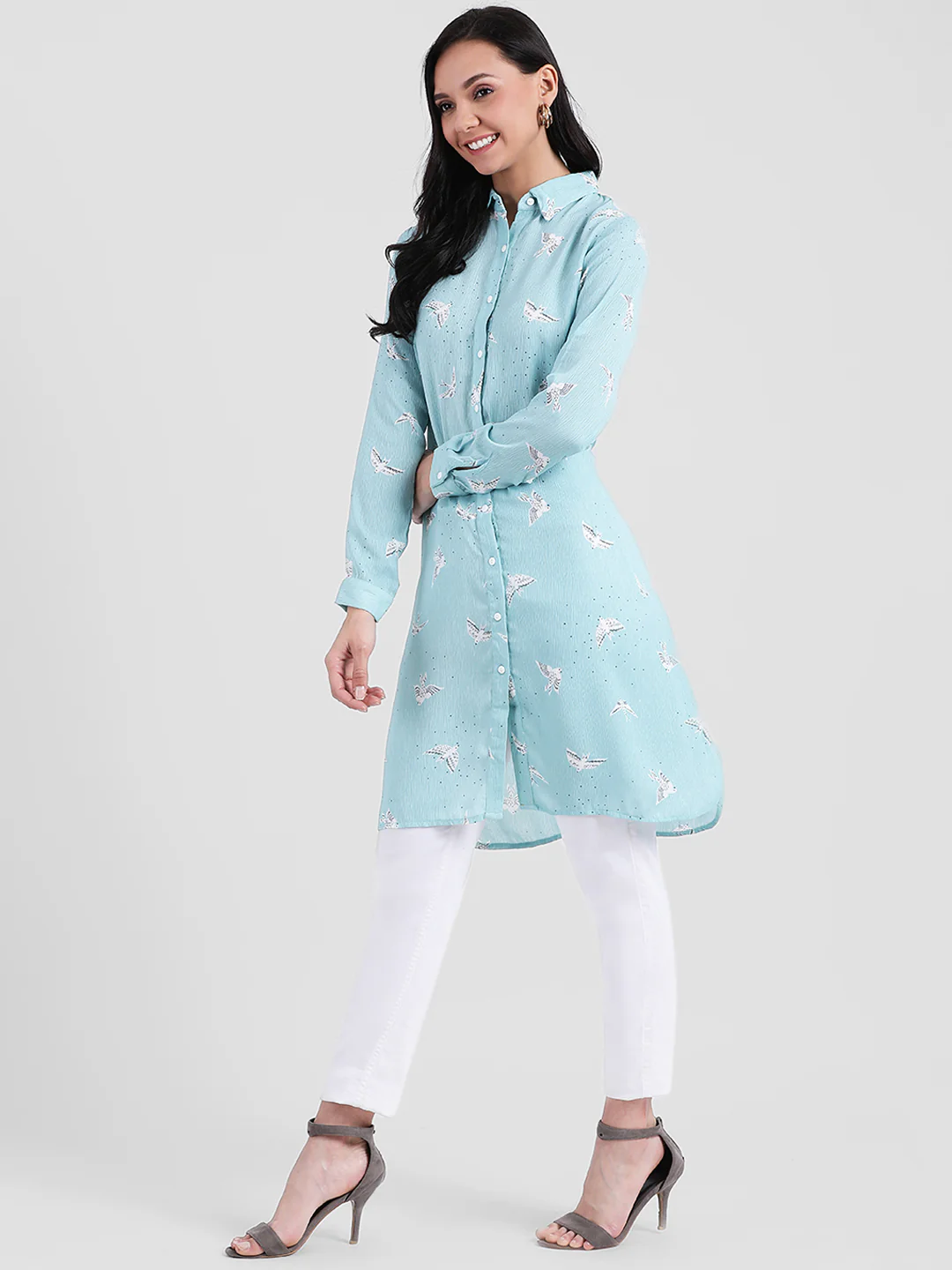Green Quirky Tunic - Image 2