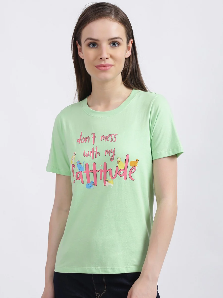 Green Graphic Regular T-Shirt - Image 3
