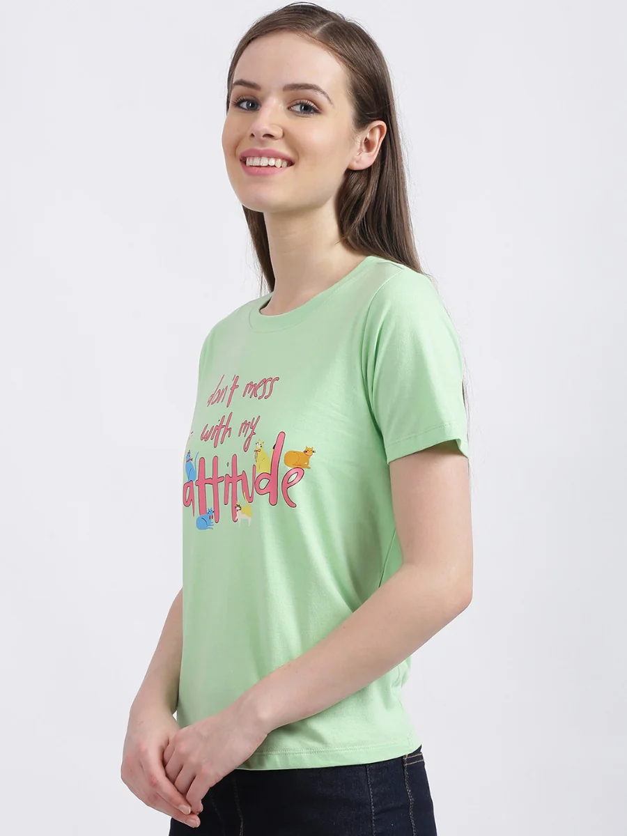 Green Graphic Regular T-Shirt - Image 4