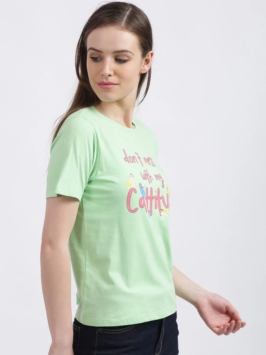 Green Graphic Regular T-Shirt - Image 5
