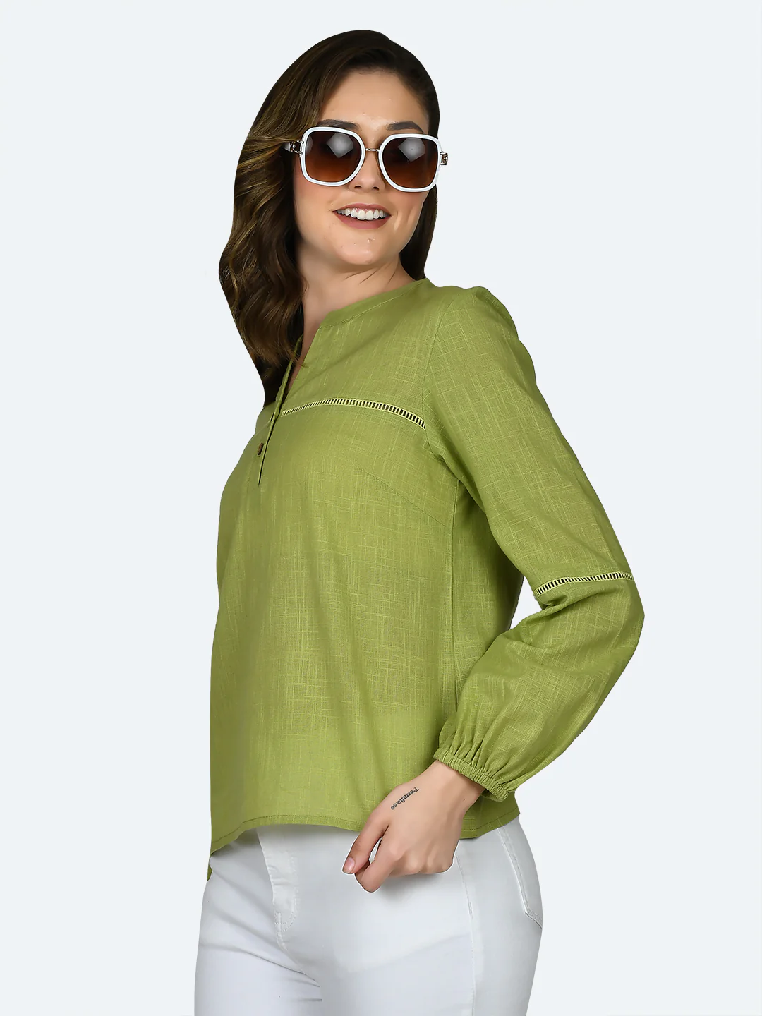 Green Solid Top - Image 3