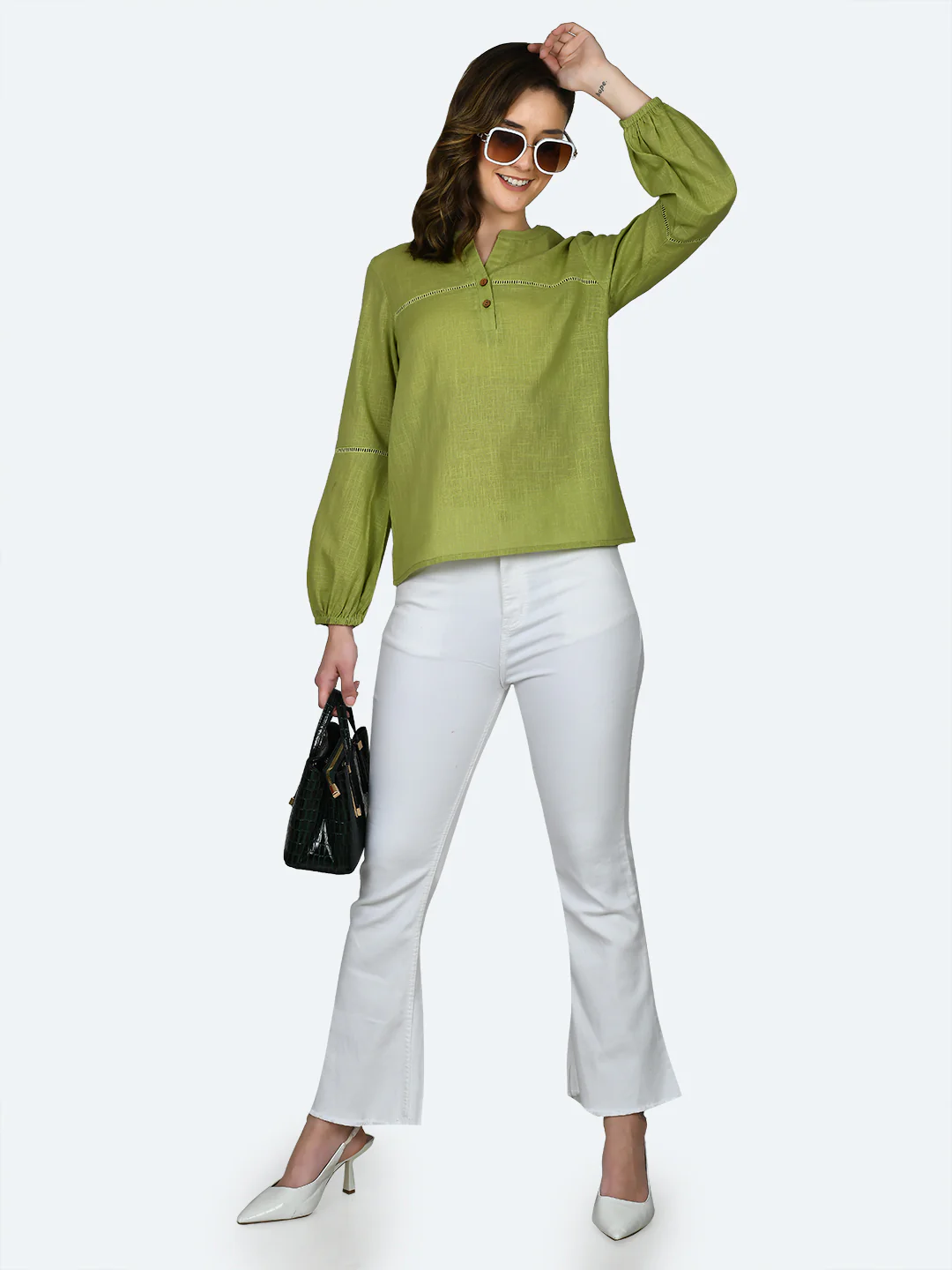 Green Solid Top - Image 5
