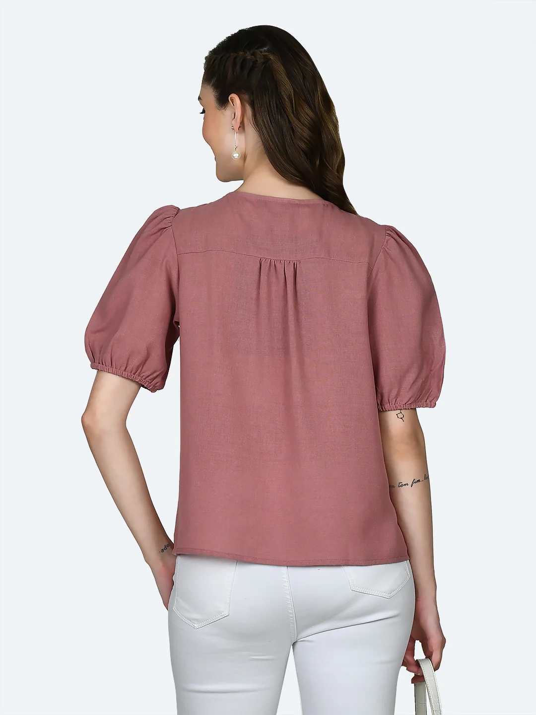 Pink Solid Top - Image 4