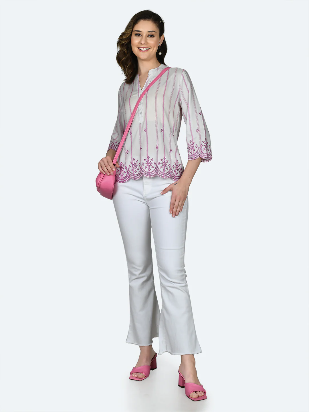 White Embroidered Top - Image 5