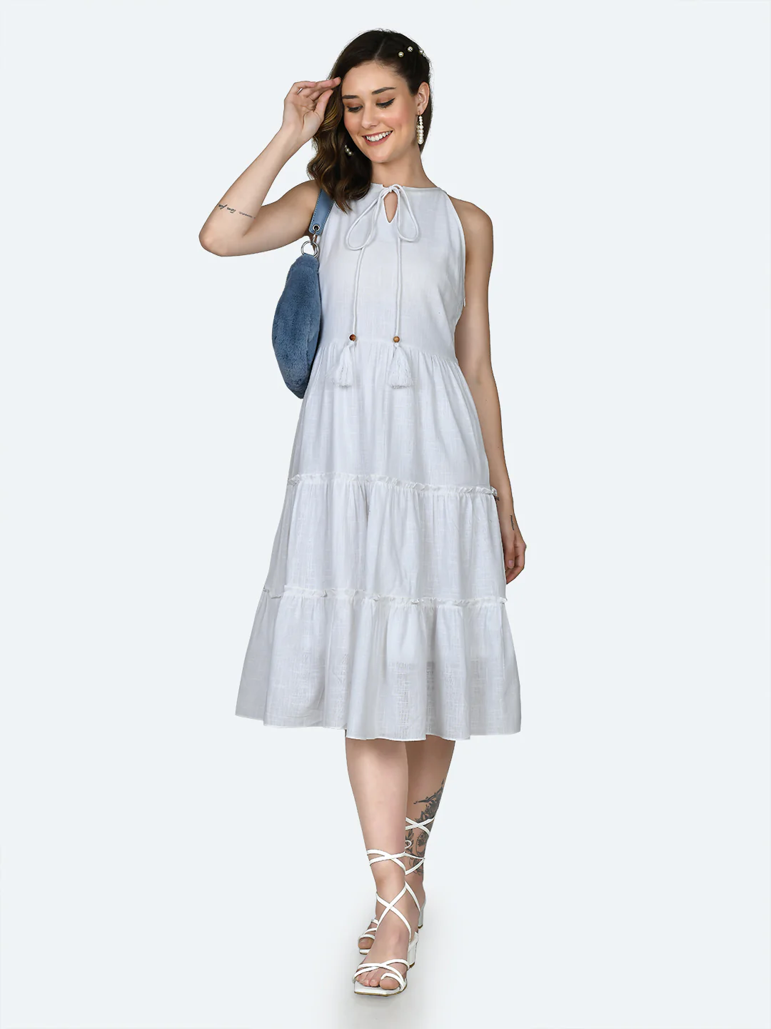 White Solid Midi - Image 5