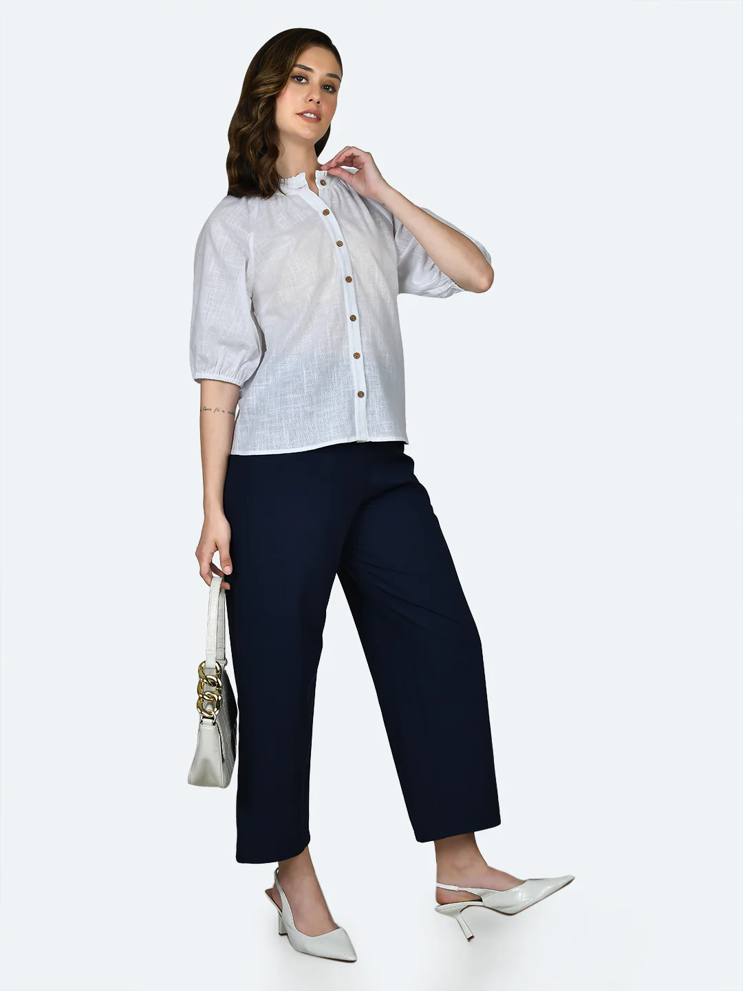 White Solid Top - Image 5