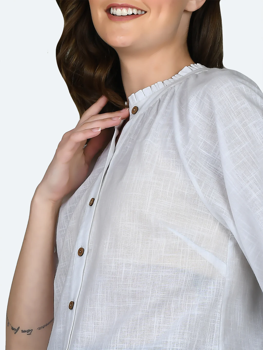 White Solid Top - Image 6
